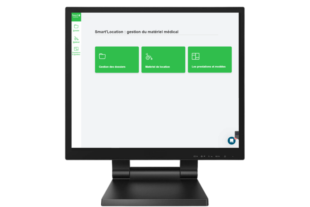 Capture d'ecran de l'accueil Smart Location