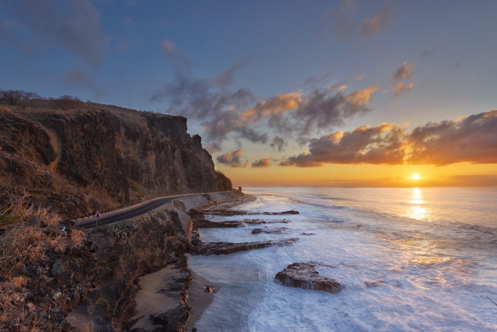 Couché de soleil à la Réunion