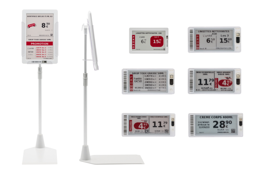 Ensemble d'étiquettes électroniques Smart Rx Tag côte à côte