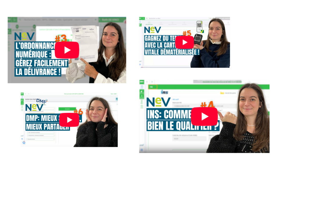 Plusieurs miniatures Youtube cote a cote