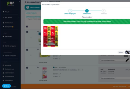 Visuel des étiquettes prix bas dans Quartz-Pricing.