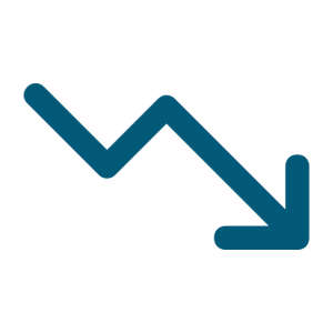 Icone fleche descendante