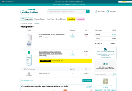 Capture d'écran carte fidélité Apotekisto