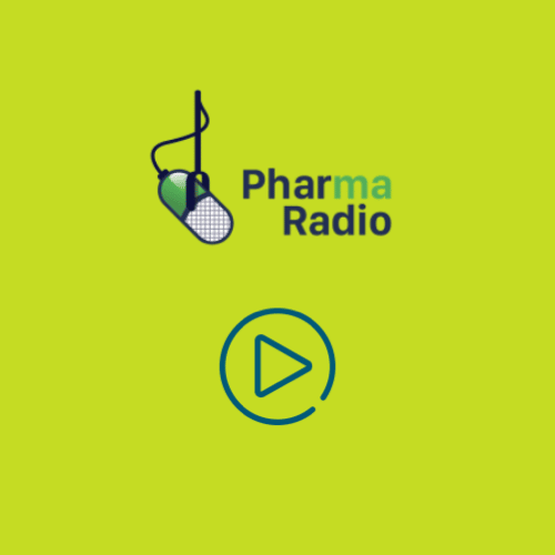 Logo Pharma Radio fond vert