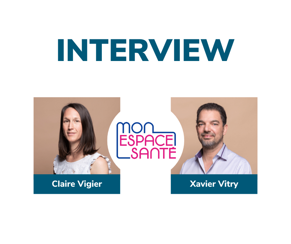 Vignette article interview Claire Viguer et Xavier Vitry sur Mon espace santé