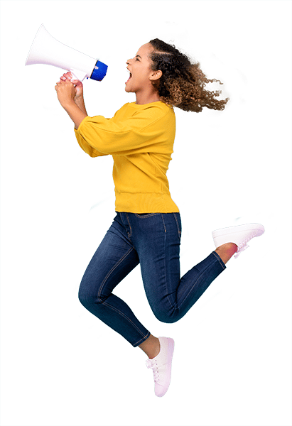 Female pharmacist holding medicines