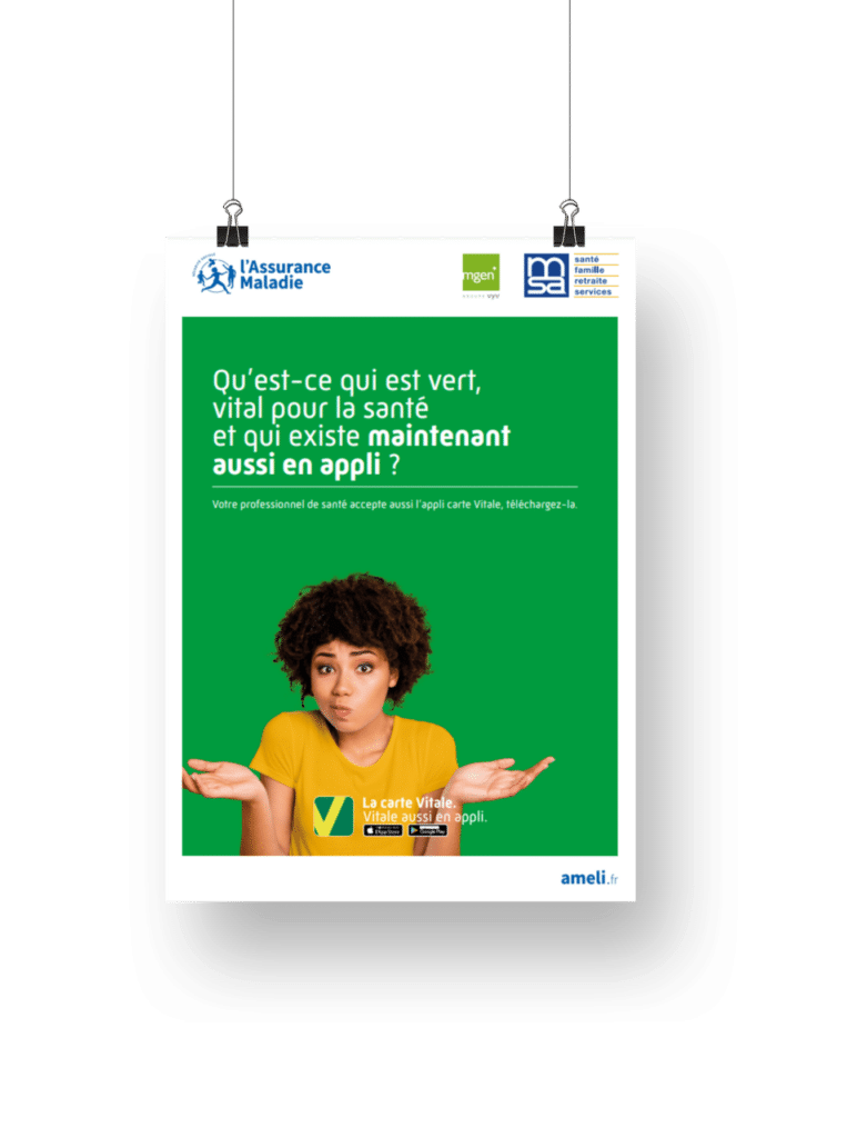 Affiche Appli Carte Vitale